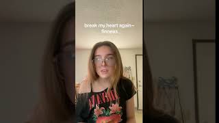 Break my heart again by finneas  #Talent #Musician #Singing #Piano