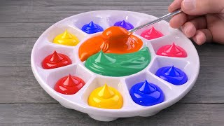 Primary Color Mixing Recipes Orange VS Green - Sun Art✨