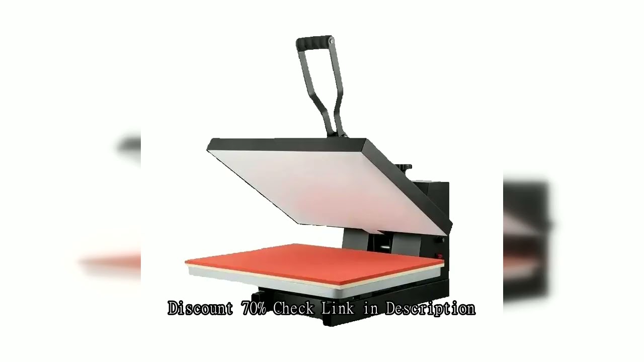 SucceBuy Heat Press Machine 15" x 15" /16" x 20" /16" x 24" Sublimation Printer Manual Clamshell Tra