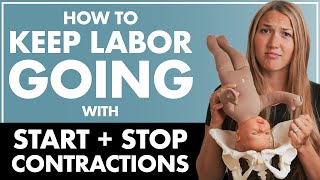 Start and Stop Contractions | WHAT TO DO WHEN LABOR DOES NOT PROGRESS Prodromal Labor vs True Labor