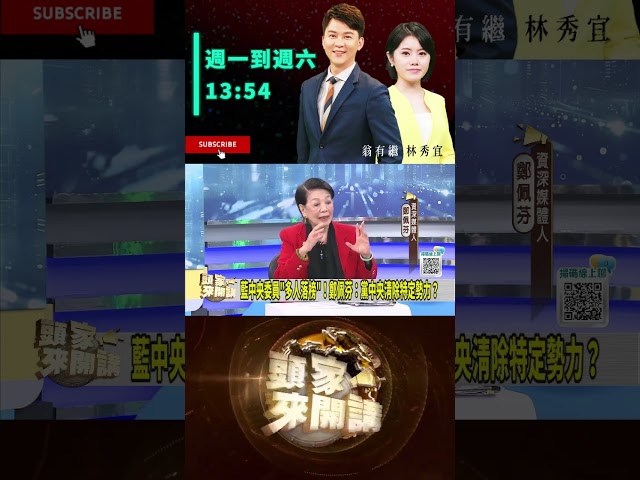 ▌藍中央委員選舉像清黨｜頭家來開講 ep112 精華