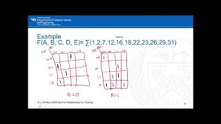 5 Variable K Maps Example