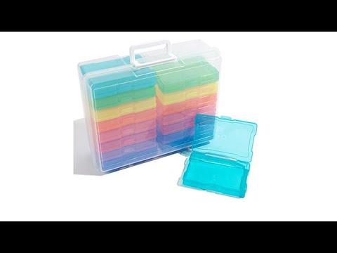 We R Memory Keepers Storage Bin with Mini Cases - YouTube