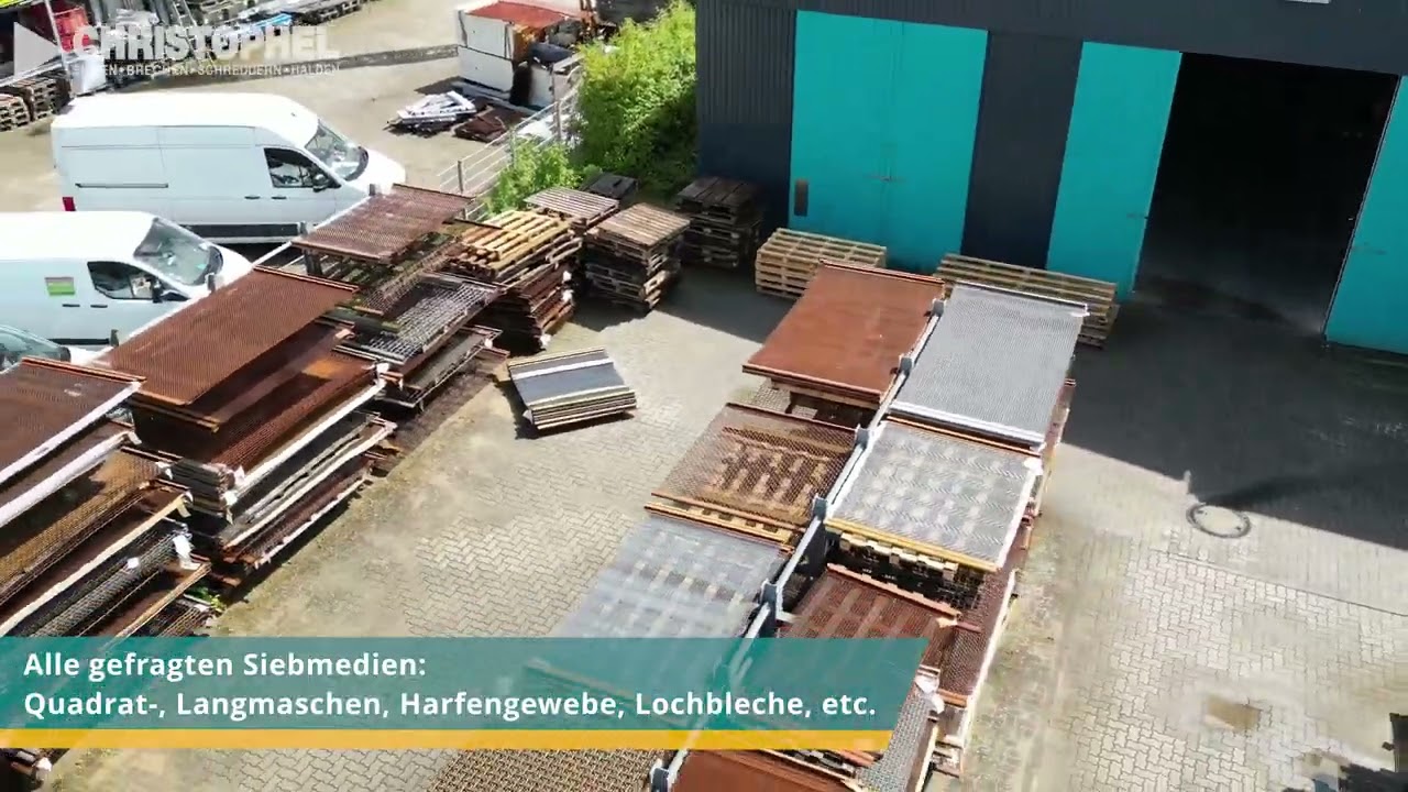 Christophel - umfangreiches Sieblager für alle Kundenanwendungen