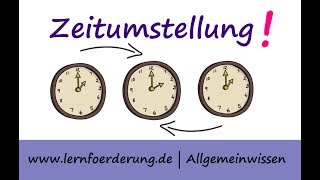 Zeitumstellung | Sommerzeit | Winterzeit | Toller Trick zum Merken