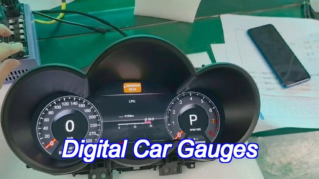 12.3-inch chevrolet cruze full lcd carplay screen modification digital car gauges