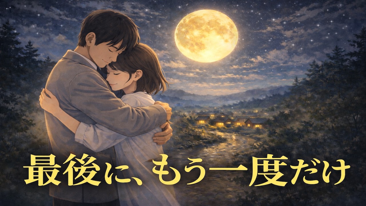 月は、別れを優しく照らす