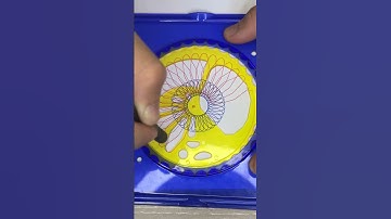 ASMR Spirography- art 2. #asmr #art #relaxing #spirograph #spirographdrawing #spirographasmr #shorts