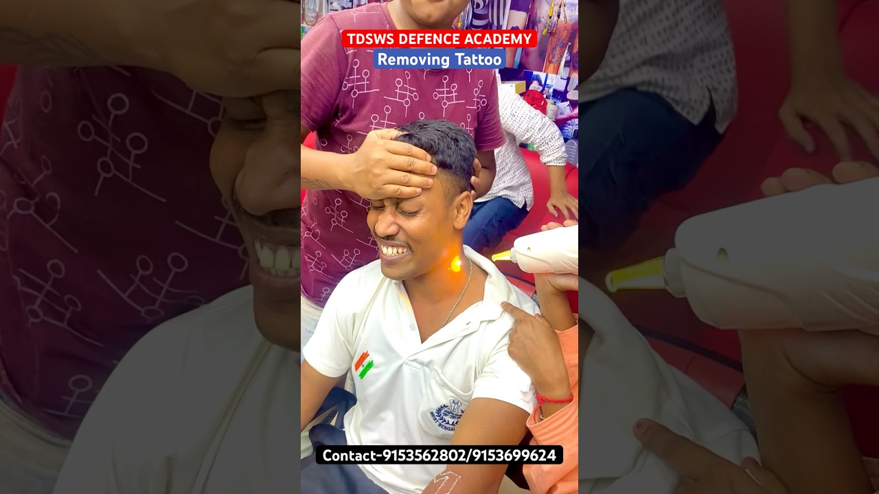 How to remove tattoo for join Indian Army | Removing Tattoo | WestBengal Defence Academy 