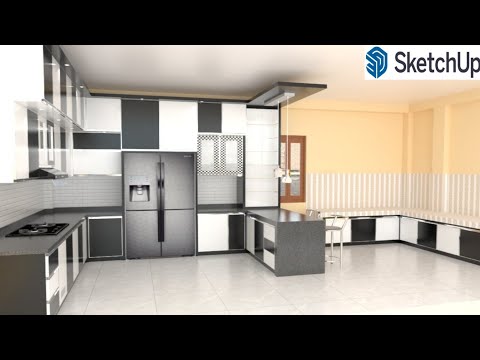 desain-interior-dapur-dengan-google-sketchup-2021