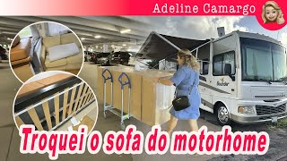 Thumbnail for Comprei um sofa novo para o motorhome, veja como ficou o espaço agora