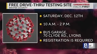 Wayne County offering drive-thru COVID-19 testing in Lyons