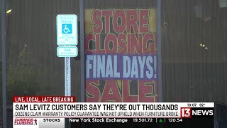 Tucson Sam Levitz customers say they are out thousands of dollars in unfulfilled warranty claims