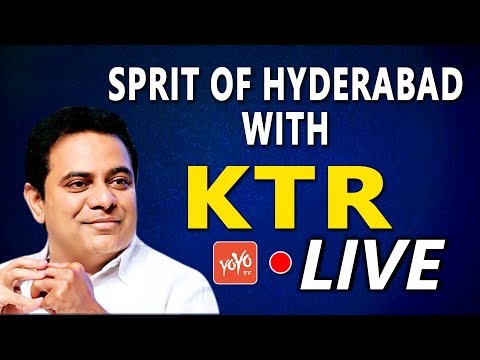 KTR LIVE | Spirit of Hyderabad | Business Network International (BNI) | Begumpet | YOYO TV Channel