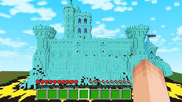 Minecraft NOOB vs PRO: DIAMOND LUCKY BLOCK CASTLE! Challenge 100%trolling