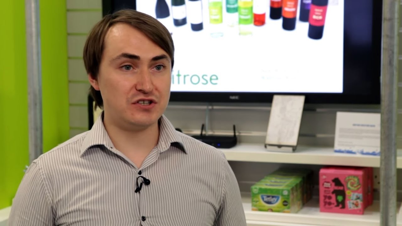 Intel's "smart shelf" concept for retail customers