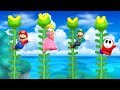 Mario Party 9 Step It Up - Mario vs Luigi vs Peach vs Shy Guy Master Difficulty| Cartoons Mee