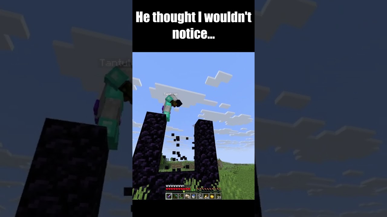you know bro is cheating but you just can't prove it... 🙏😭 #minecraftmeme
