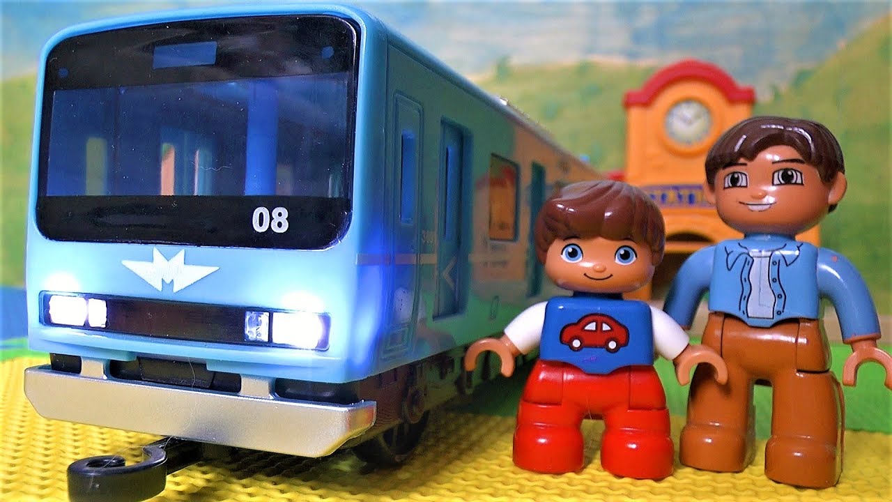Поезд Метро - Игрушки для мальчиков - Видео про поезда для детей