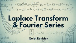 Laplace Transform and Fourier Series Quick Revision Engineering mathematics 2