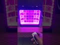 Rak cincin batu akik display akrilik lampu led RGB Dan Remote Wireless