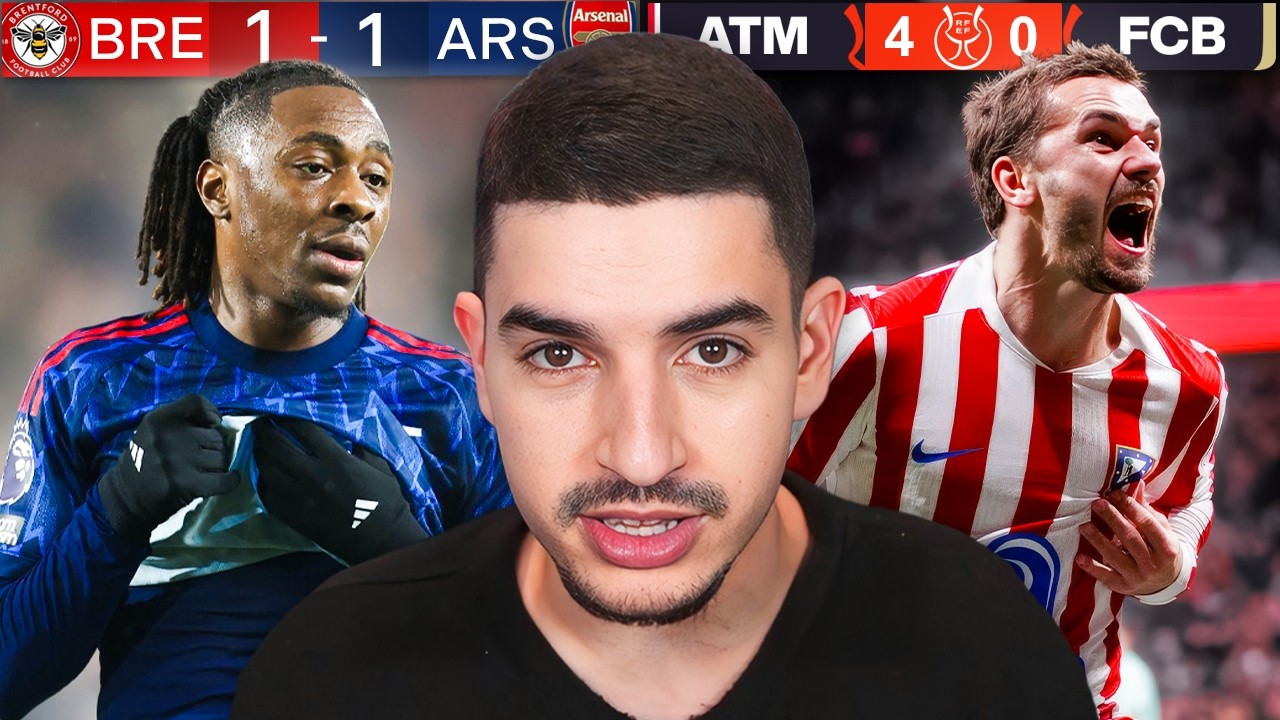 «Арсенал» потерял очки, а «Атлетико» разгромил «Барселону» со счетом 4:0!