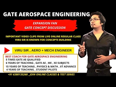 expansion fan | GATE QUESTION DISCUSSION | GATE AEROSPACE ENGINEERING | Aerodynamics lectures