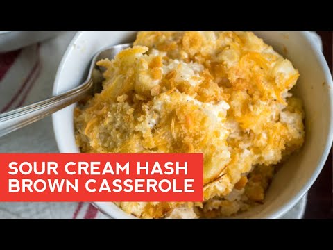 Recipe For Hash Brown Potato Casserole With Sour Cream
