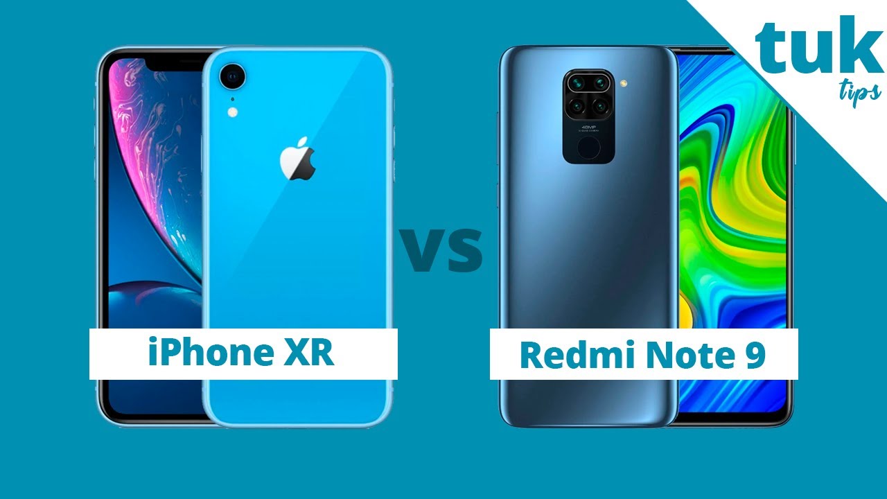 iPhone XR vs Redmi Note 9 - Differences! Comparison