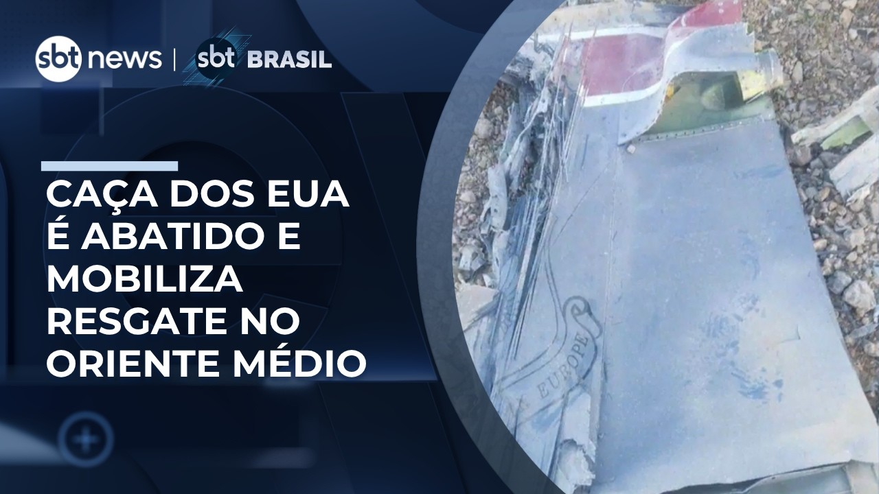 Irã afirma ter abatido caça dos EUA e piloto desaparece | #SBTBrasil