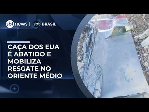Irã afirma ter abatido caça dos EUA e piloto desaparece | #SBTBrasil