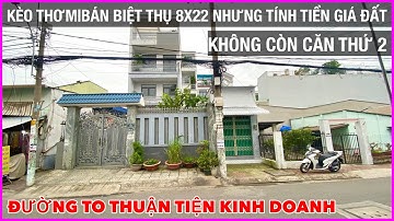 🔥KÈO THƠM|Bán biệt thự 8x22, nhưng chỉ tính tiền đất