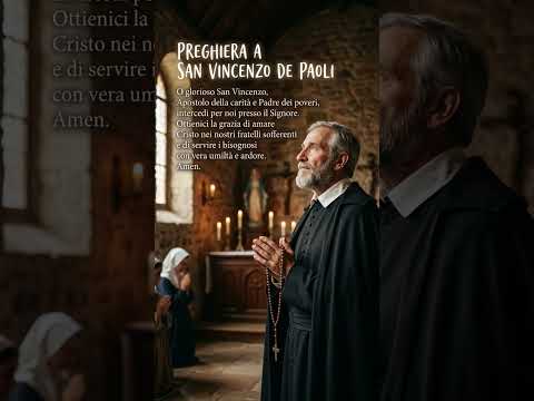 Video oggi 27 settembre San Vincenzo de Paoli