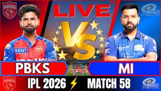 IPL LIVE: Punjab vs Mumbai Live match | IPL 2026 Match Today | PBKS vs MI 58th Ipl Match | IPL match screenshot 1