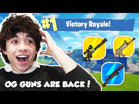 ASHER PLAYS OG FORTNITE FIRST TIME...