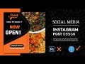 Instagram fast food poster design in pixellab  pixellab tutorial  graphic design  diko graphics