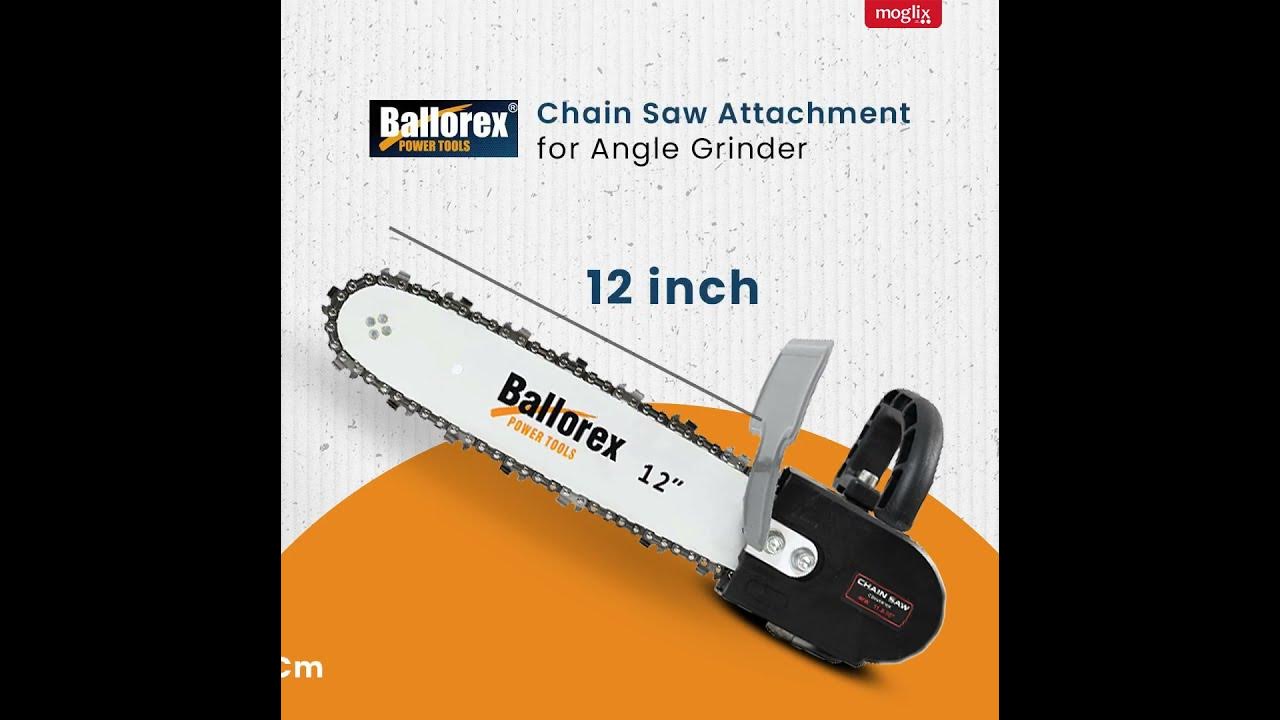 Ballorex 12inch Chain Saw Attachment for Angle Grinder YouTube