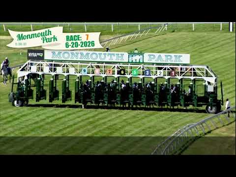 video thumbnail for MONMOUTH PARK 06-20-2026 RACE 7
