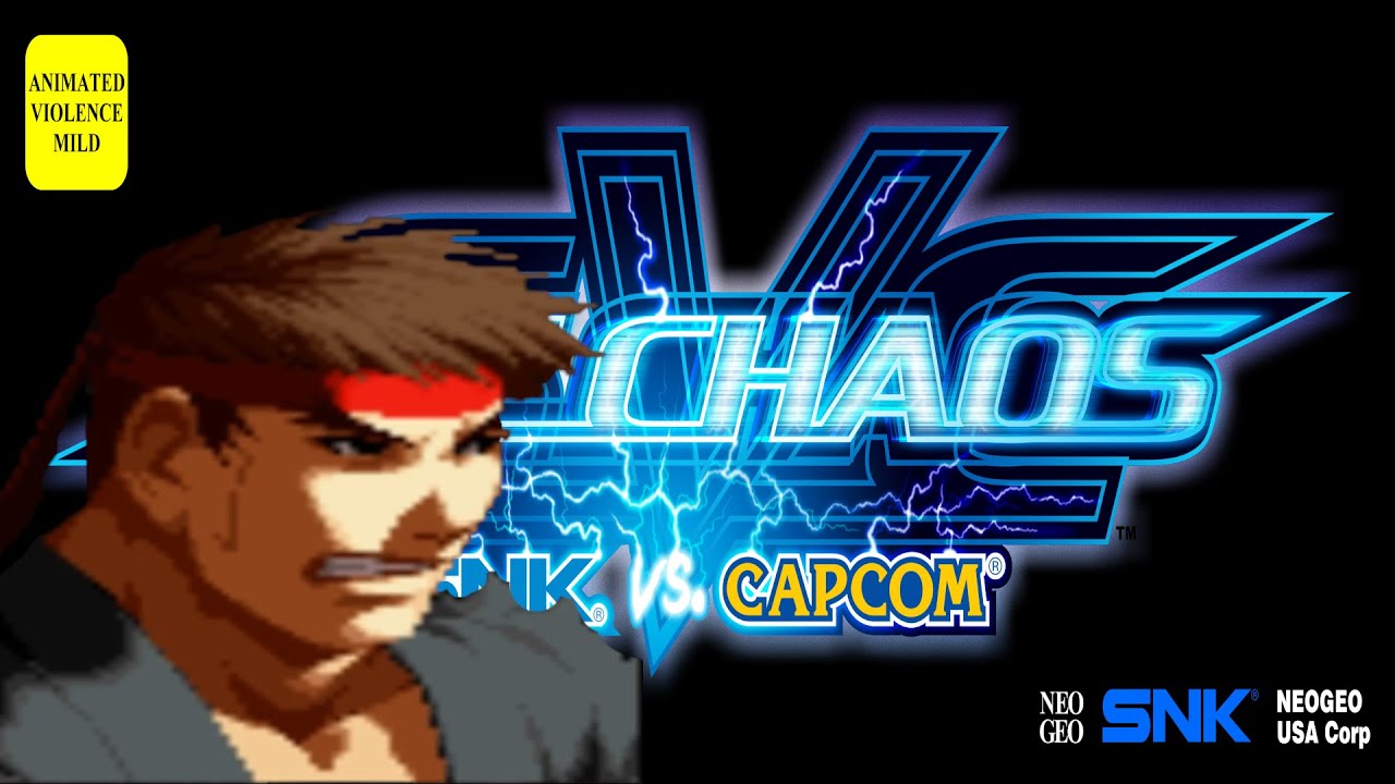 SNK vs Capcom Chaos Ryu Arcade MAME 2003