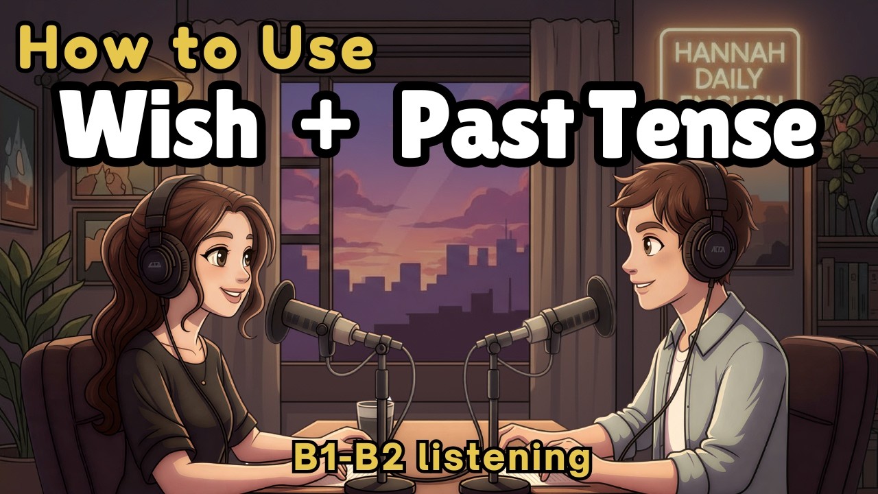 How to Use WISH + Past Tense in English | Real Life English | B1–B2 Learners