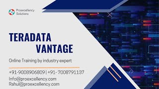 Maximizing Business Insights with Teradata Vantage: Online Training