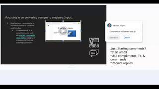 Inserting Comments in Google Docs Slides Drawings