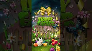 Spring Cherry blossom Easter Bunny paradise