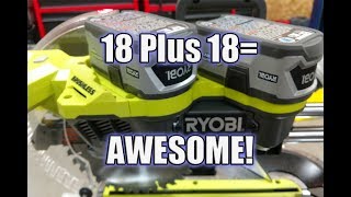 Ryobi One+ Brushless (18v X2) 36 Volt 10" Sliding Miter Saw Review P3650B