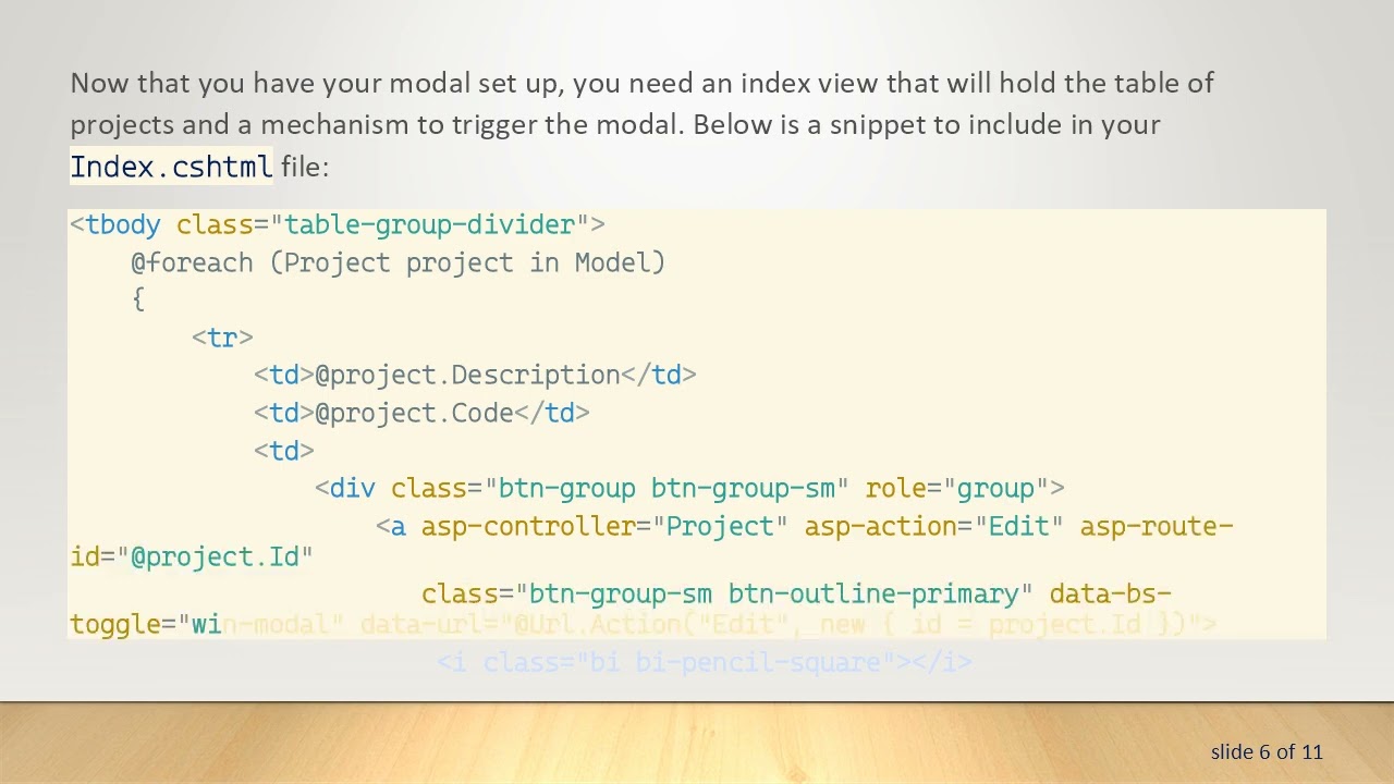 Loading a Bootstrap Modal with ASP.NET