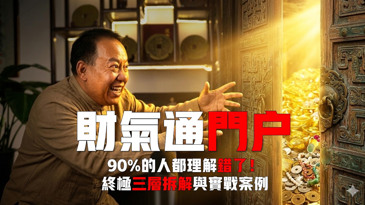 財氣通門戶！何知其人富，財氣通門戶的真意，90%的人都理解錯了！來看我終極三層拆解與實戰案例