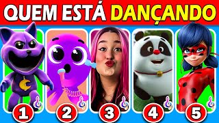 Adivinhar Quem Está Dançando 💃🎵 #16| Emilly vick, Bolofofos, Tenge tenge, Bambo Panda, Catnap