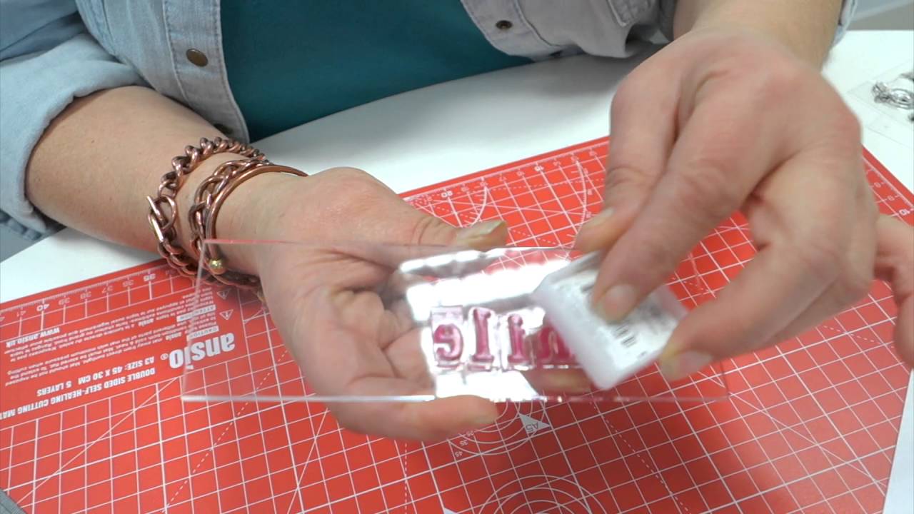 How to Stamp With an Acrylic Block for Beginners