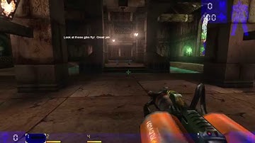 Unreal Tournament GOTY Walkthrough "Godlike" 1440p maxed graphics PART 1 - DM tutorial / Intro