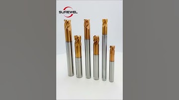EL bull nose end mill Hi Feed,for roughing and deep slotting HRC68 Solid
